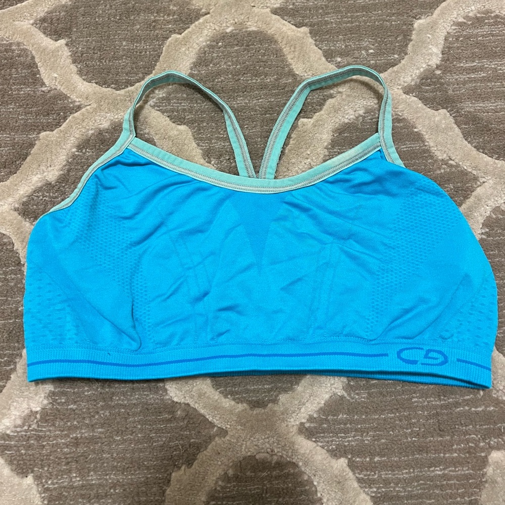 Champion Size Youth Large Blue Sports Bra